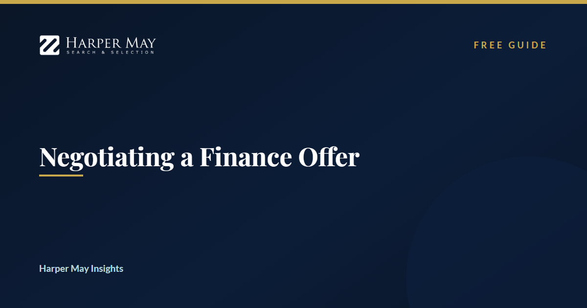 Negotiating a Finance Offer