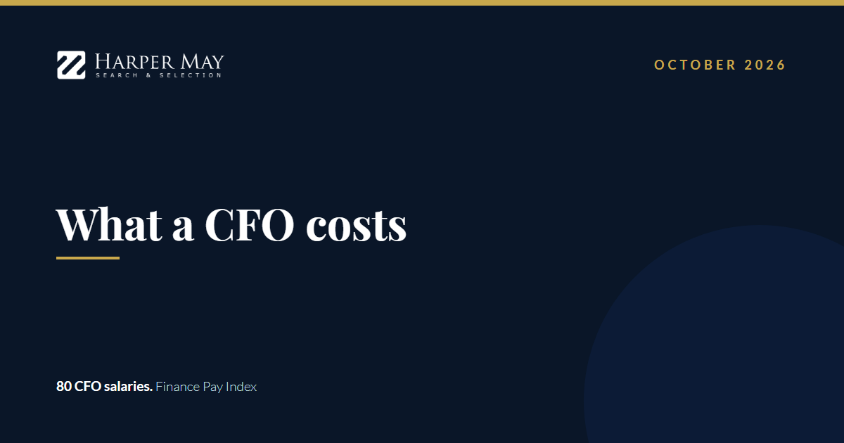 What a CFO costs, October 2026