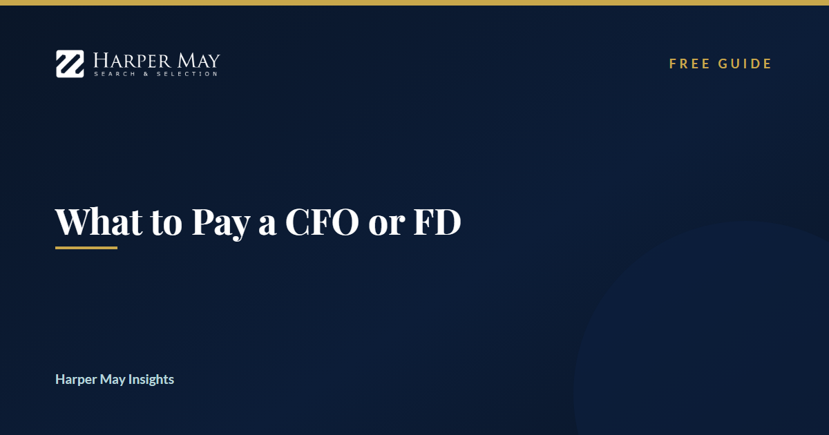 What to Pay a CFO or FD